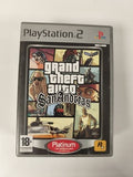 Boîte vide originale pour GTA San Andreas sur PS2, sans jeu, emballage Playstati