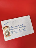 Ancienne lettre oblitérée Sénégal 1987, timbre Nelson Mandela, collection philat