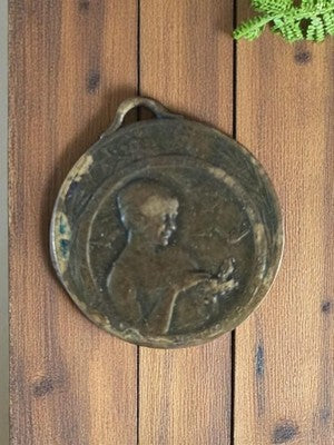 Médaille bronze Familles Françaises 1920 décorative relief enfant