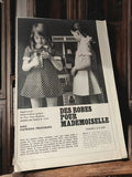 Vintage sewing pattern Modes de Paris 1374 1960s retro girl's dress pre-owned