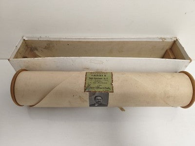 Rouleau de musique ancien piano mécanique Beethoven Appassionata Soldant