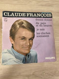 Vintage 45T Claude François Philips pochette violette – Donna Donna, Du pain et