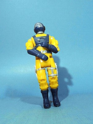 Figurine vintage MASK années 80 jaune bleu bootleg rétro jouet ancien rare