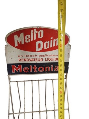 Présentoir publicitaire Melto Daim Meltonian métal vintage années 50 déco