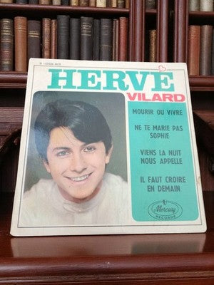 Vinyle 45T Hervé Vilard Mercury pochette photo années 60 vintage français