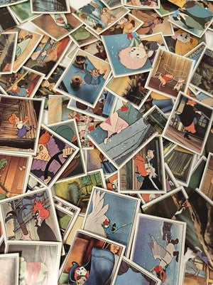 Très gros lot stickers Panini vintage Disney Bernard et Bianca ancien rétro coll