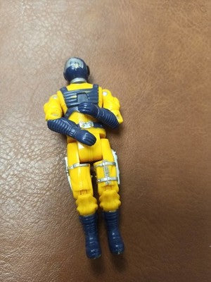 Figurine vintage MASK années 80 jaune bleu bootleg rétro jouet ancien rare