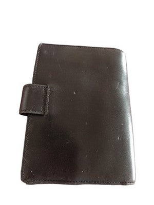 Portefeuille Lancaster femme cuir noir, porte-monnaie élégant, fermeture métal
