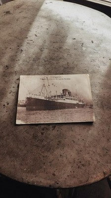 Carte postale ancienne paquebot D'Artagnan Messageries Maritimes maritime vintag