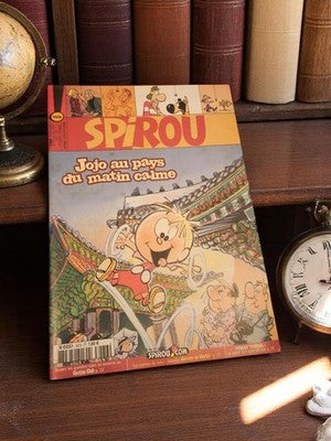 Magazine Spirou ancien Jojo au pays du matin calme n°3476 rétro BD