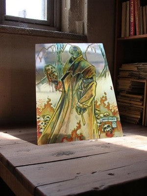 Carte holographique Evil Ernie 1995 Justiniano Glow in the dark