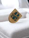Pin's ancien Olympique de Marseille OM vintage blason Droit au But badge rétro