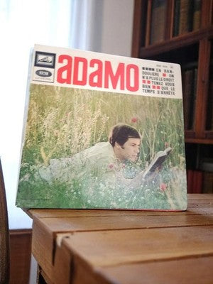 Vinyle 45T Adamo EP vintage pochette photo années 60 rétro disque RCA