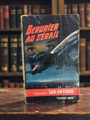 Livre poche vintage San-Antonio Bérurier au Sérail Fleuve Noir polar rétro