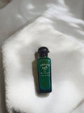 Mini flacon Hermès eau de cologne 7,5 ml vintage rétro vert ancien déco
