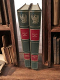 Lot 2 livres anciens Histoire de France La Rousse vert rouge vintage rétro