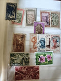 Lot de timbres anciens Madagascar à trier, variés, oblitérés et neufs, vintage