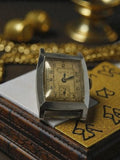 Montre mécanique Judex femme ancienne, cadran doré, vintage à restaurer