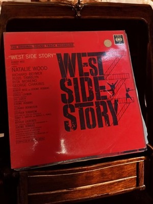 Vinyle 33 tours West Side Story CBS ancien comédie musicale rétro LP