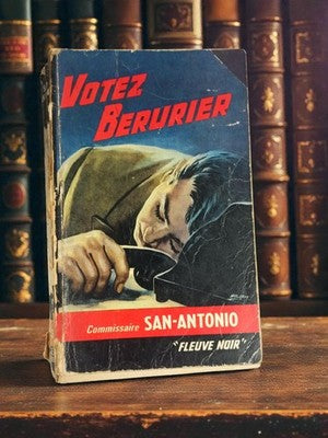 Livre poche ancien Votez Bérurier San-Antonio Fleuve Noir polar vintage rétro