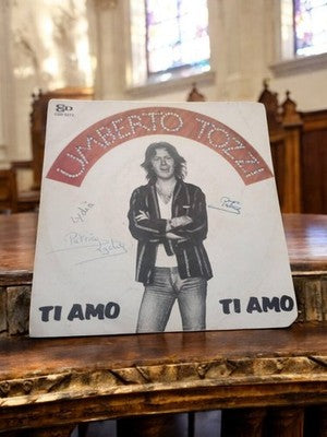 Vinyle 45 tours Umberto Tozzi Ti Amo pochette vintage CGD état à tester