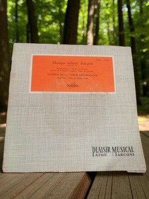 Disque 45 tours Musique militaire française Columbia vintage ancien vinyle rétro