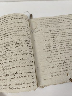 Acte notarial manuscrit 1797 Directoire XVIIIe, succession 20 p.