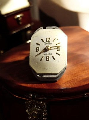 Montre mécanique vintage Zentra à restaurer cadran 15 rubis ancien