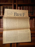 Journal ancien "Bref" 1925 presse d'époque vintage rétro hebdomadaire Paris