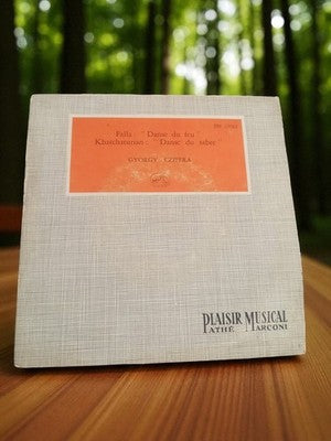 Vinyle 45 tours ancien Gyorgy Cziffra Plaisir Musical Marconi rétro classique