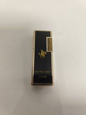 Briquet ancien Harryson John Player Special noir doré vintage JPS cigarette