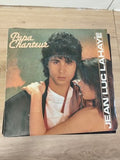 Vinyle 45 tours vintage Jean-Luc Lahaye Papa Chanteur pochette couleur années 80