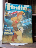 Magazine Tintin n°46 1985 Disney Chaudron Magique Vintage Rare BD jeunesse