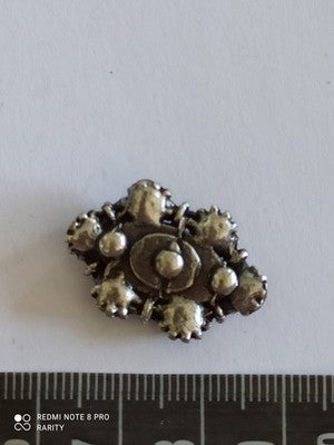 Broche vintage œil strass noirs Remy Dis Paris années 80 bijou fantaisie