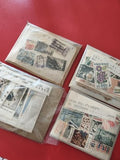 Lot ancien timbres du monde en vrac philatélie collection, divers pays