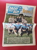 Vintage journal sportif ancien Olympique de Marseille Droit au But rétro footbal