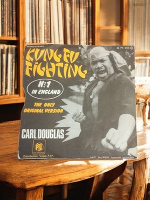 Disque vinyle 45 tours Carl Douglas Kung Fu Fighting vintage PYE original