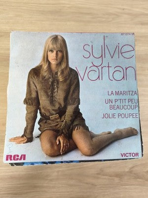 Vinyle 45 tours rétro Sylvie Vartan ancien disque chanson française collection é