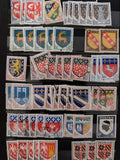 Lot de timbres vintage France anciens collection philatélie rétro timbre poste
