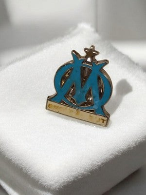 Pin's vintage Olympique de Marseille OM bleu logo rétro football ancien badge