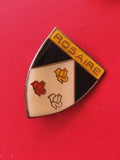 Vintage insigne ancien de pèlerinage du Rosaire religieux, collection rétro rare