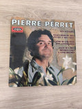 Vintage 45 tours ancien Pierre Perret disque vinyle rétro collection état usé