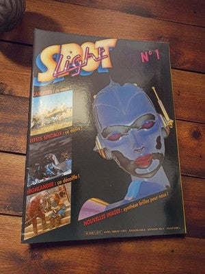 Magazine Spot Light n°1 avril 1986 vintage cinéma effets spéciaux rétro