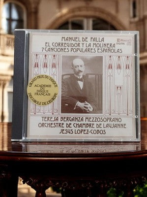 CD Manuel de Falla Lausanne Lopez-Cobos Teresa Berganza Disque Grand Prix