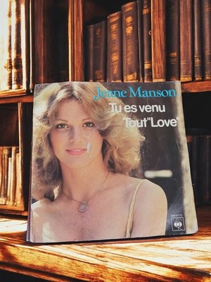 Vinyle 45 tours Jeane Manson Tu es venu CBS rétro vintage disque ancien