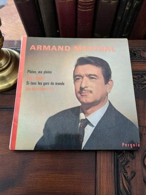 Vinyle 45 tours Armand Mestral Pergola vintage pochette chanson française
