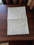 Lettre manuscrite ancienne 1939-1945, écriture cursive, papier d'époque
