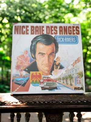 Vinyle 45 tours Dick Rivers Nice Baie des Anges RCA vintage pop années 70