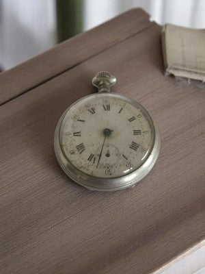 Montre à gousset ancienne cadran chiffres romains vintage