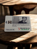 Télécarte vintage Sida Info Service années 90 – design rétro, 50 unités